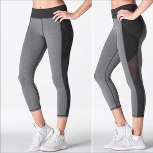 Like New Michi Suprastelle Crop Leggings Heather Gray Sz M (fits S)